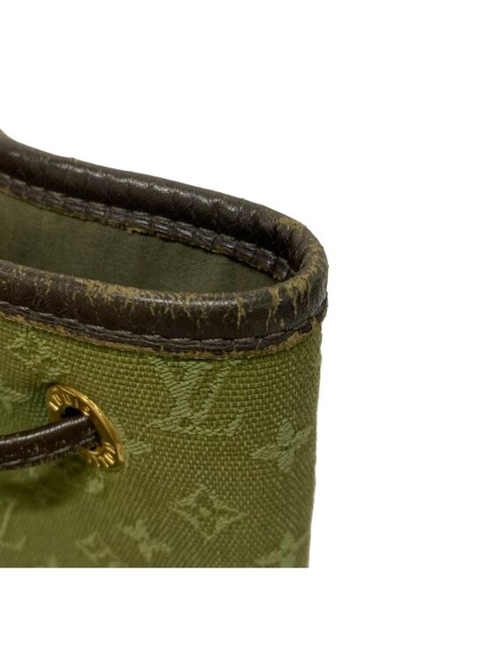Louis Vuitton Backpack Monogram Mini Montsouris Khaki Leather